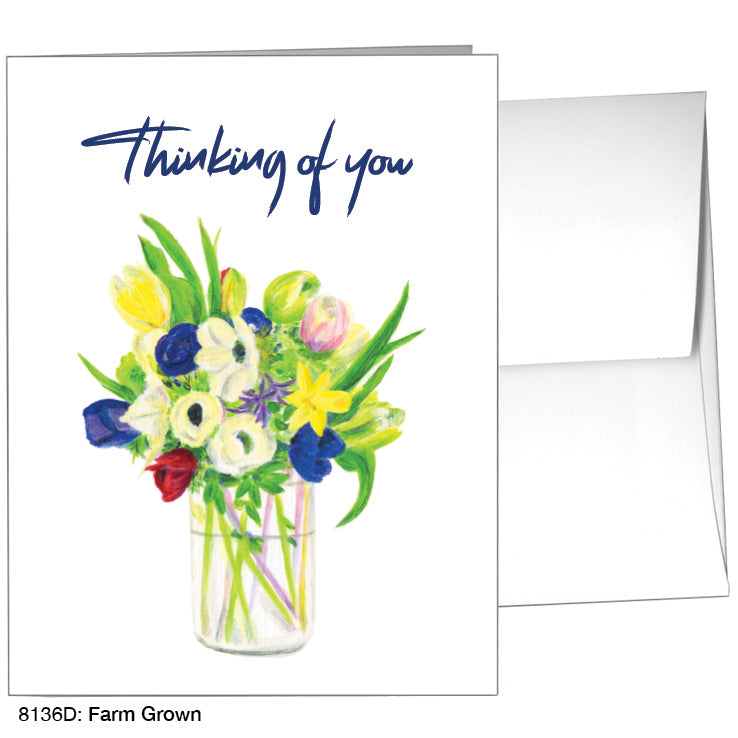 Farm Grown, Greeting Card (8136D), A2, printedcanvas.com