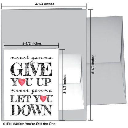 You're Still the One, Greeting Card (8489A), Enclosure Card, www.printedcanvas.com