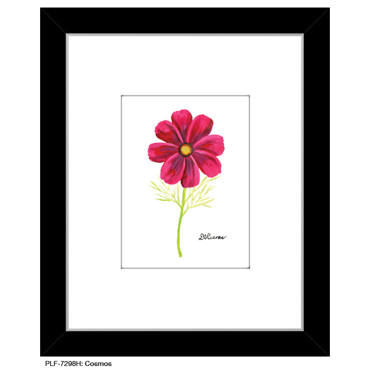 Cosmos, Print (#7298H), Print Matted, www.printedcanvas.com