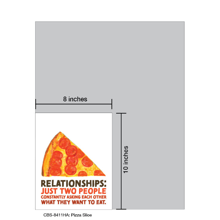 Pizza Slice, Card Board (8411HA), Card Board: 8x10, printedcanvas.com