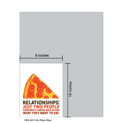 Pizza Slice, Card Board (8411HA), Card Board: 8x10, printedcanvas.com