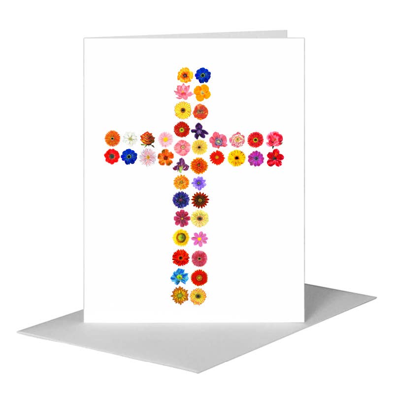 Cross, Greeting Card (#8140P) A2 Card Front, www.printedcanvas.com