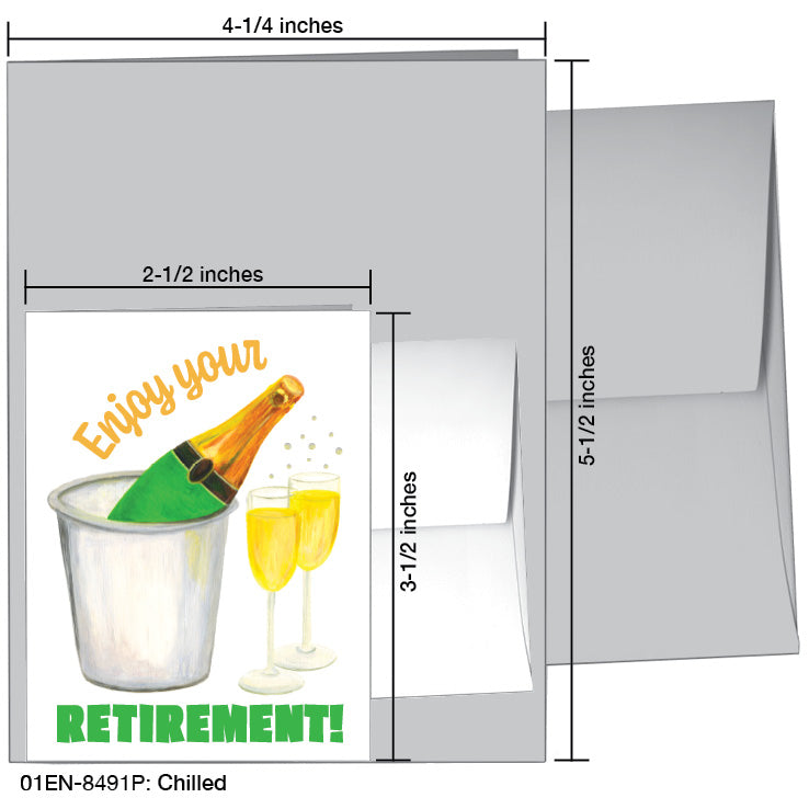 Chilled, Greeting Card (8491P), Enclosure Card, printedcanvas.com
