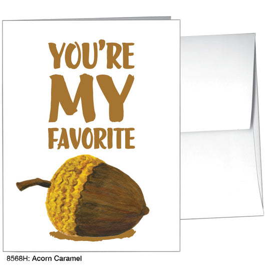 Acorn Caramel, Greeting Card (8568H), A2, printedcanvas.com