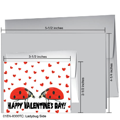Ladybug Side, Greeting Card (8300TC), Enclosure, printedcanvas.com