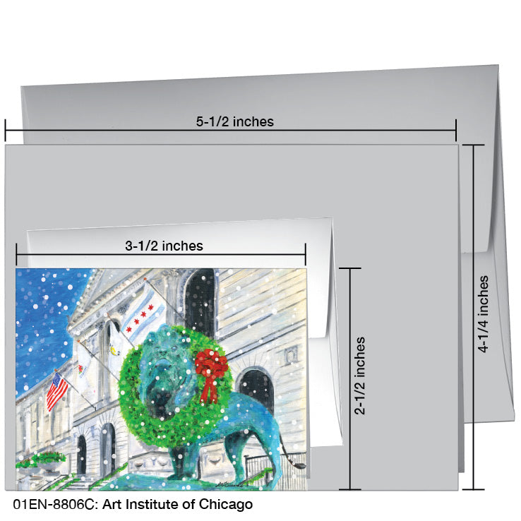 Art Institute of Chicago, Greeting Card (8806D), Enclosure, printedcanvas.com