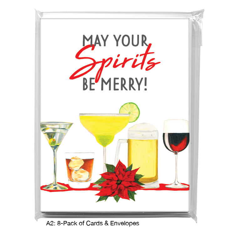 Cocktails, Greeting Card (8605DA), 8-Pack, www.printedcanvas.com