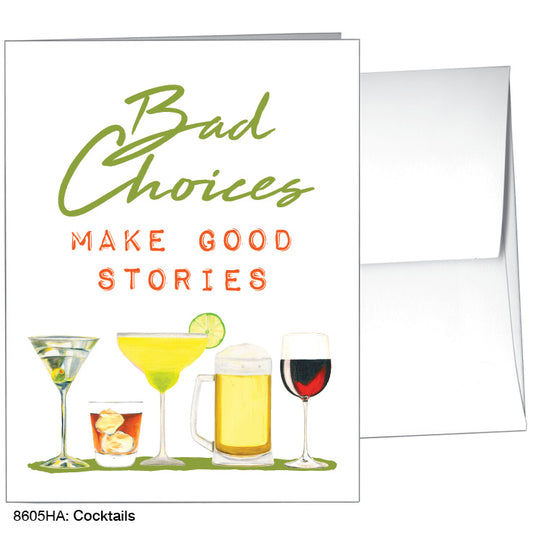 Cocktails, Greeting Card (8605HA), A2, printedcanvas.com
