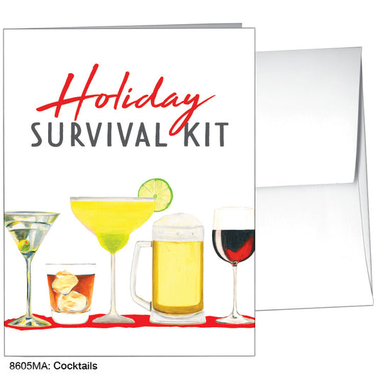 Cocktails, Greeting Card (8605MA), A2, printedcanvas.com