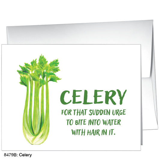 Celery, Greeting Card (8479B), A2, printedcanvas.com