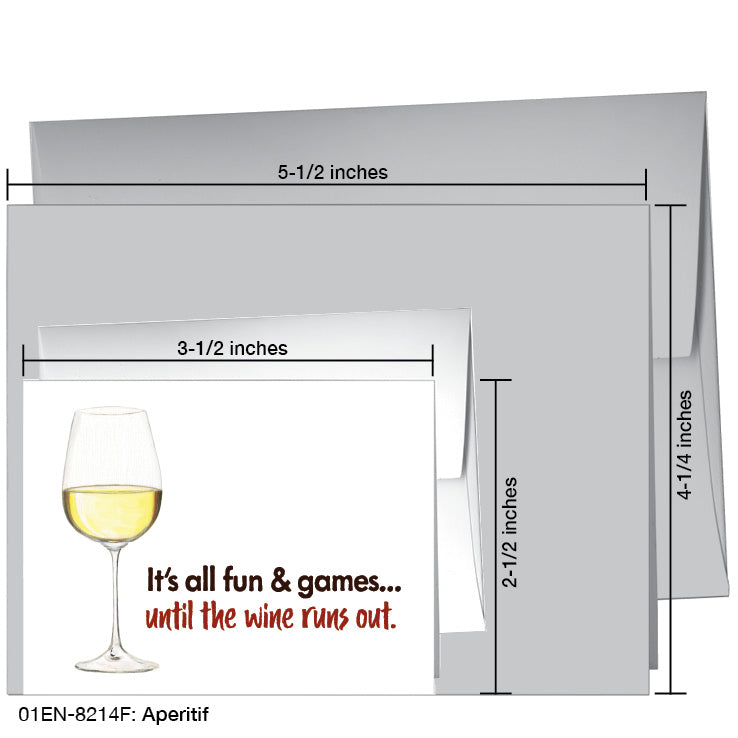 Aperitif, Greeting Card (8214F), Enclosure, printedcanvas.com