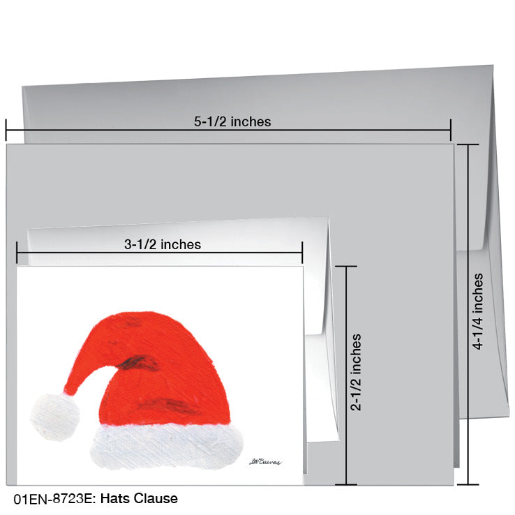 Hats Clause, Greeting Card (8723E), Enclosure Card, www.printedcanvas.com