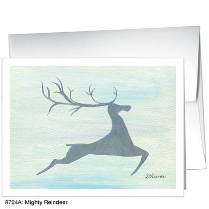 Mighty Reindeer, Greeting Card (8724A), A2, printedcanvas.com