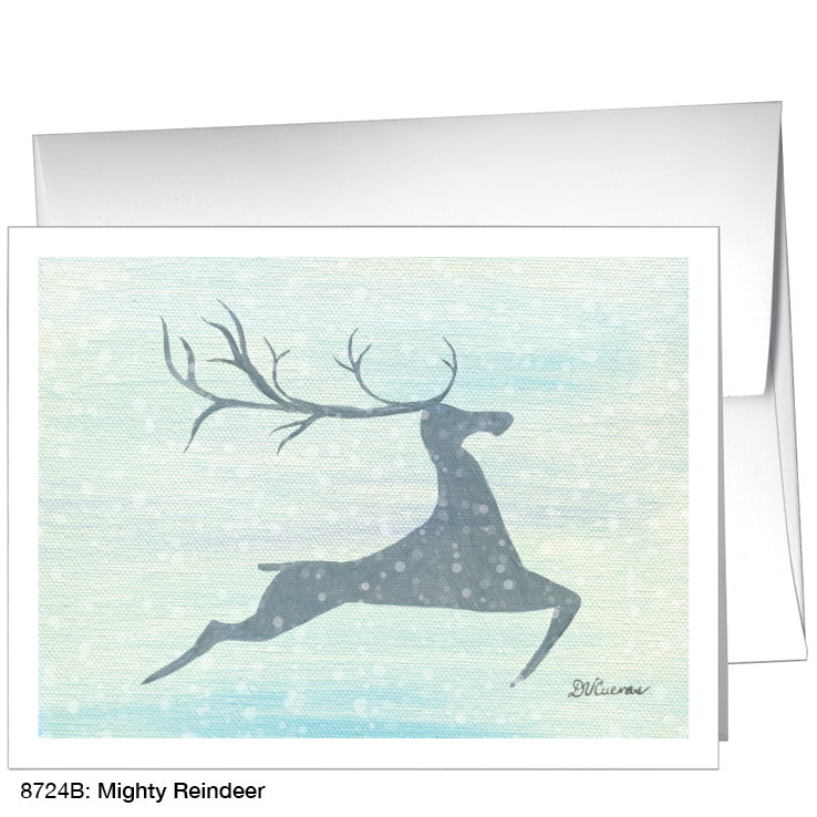 Mighty Reindeer, Greeting Card (8724B), A2, printedcanvas.com