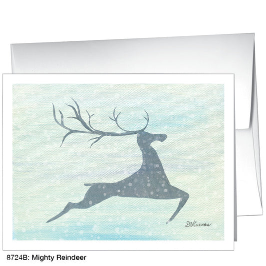 Mighty Reindeer, Greeting Card (8724B), A2, printedcanvas.com