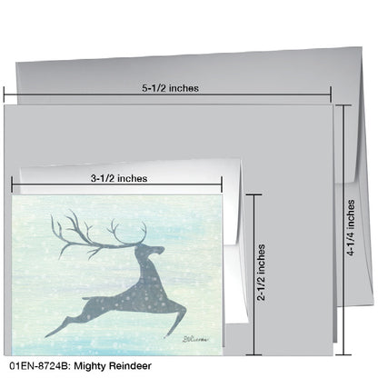 Mighty Reindeer, Greeting Card (8724B), Enclosure, printedcanvas.com