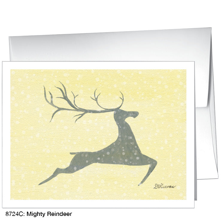 Mighty Reindeer, Greeting Card (8724C), A2, printedcanvas.com