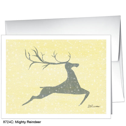 Mighty Reindeer, Greeting Card (8724C), A2, printedcanvas.com