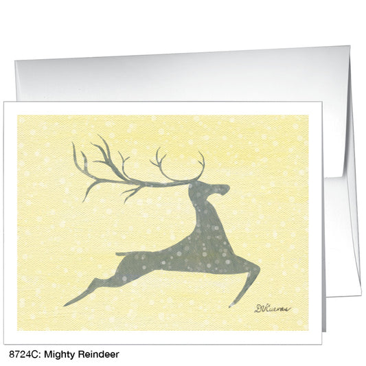 Mighty Reindeer, Greeting Card (8724C), A2, printedcanvas.com