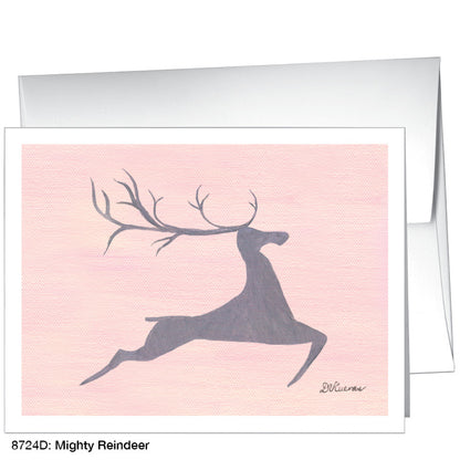 Mighty Reindeer, Greeting Card (8724D), A2, printedcanvas.com
