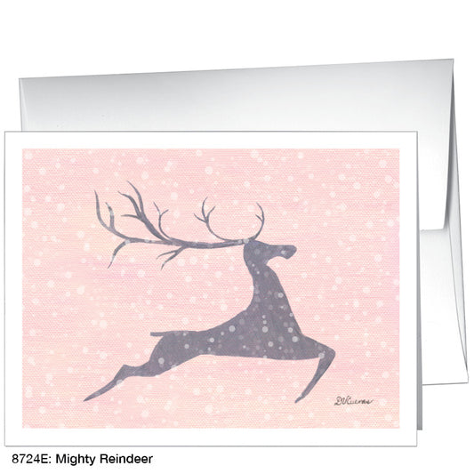 Mighty Reindeer, Greeting Card (8724E), A2, printedcanvas.com