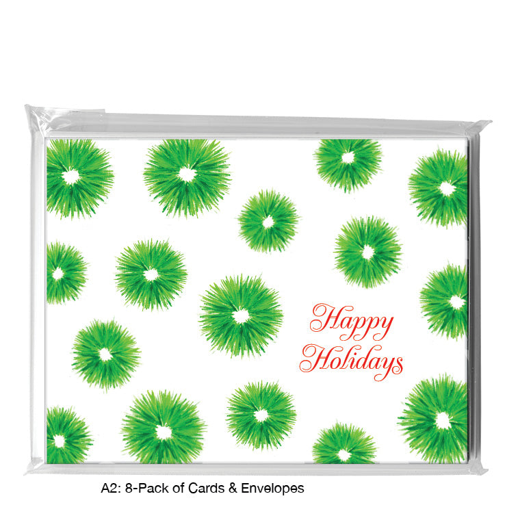Shades of Green, Greeting Card (7369E), A2 8-Pack, printedcanvas.com