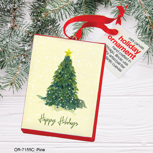 Pine, Ornament (OR-7155C), Front, printedcanvas.com
