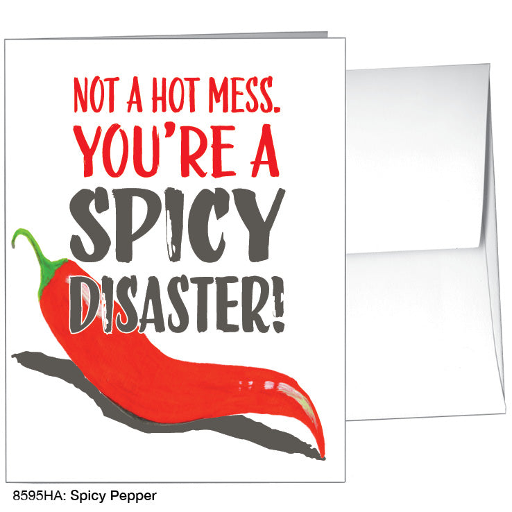 Spicy Pepper, Greeting Card (8595HA), A2, printedcanvas.com