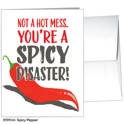 Spicy Pepper, Greeting Card (8595HA), A2, printedcanvas.com