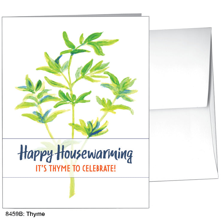 Thyme, Greeting Card (8459B), A2 Card Front, www.printedcanvas.com