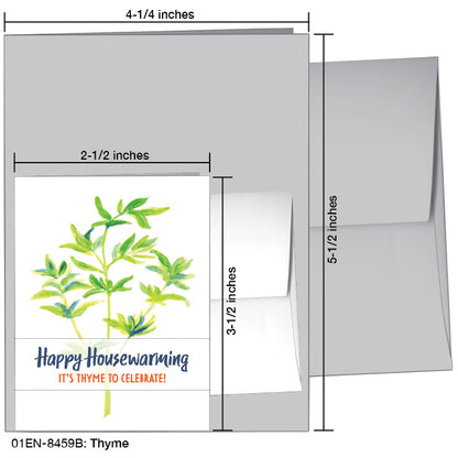 Thyme, Greeting Card (8459B), Enclosure Card, www.printedcanvas.com
