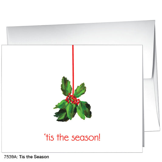 Tis The Season, Greeting Card (7539A), A2, printedcanvas.com