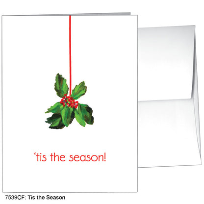 Tis The Season, Greeting Card (7539CF), A2, printedcanvas.com