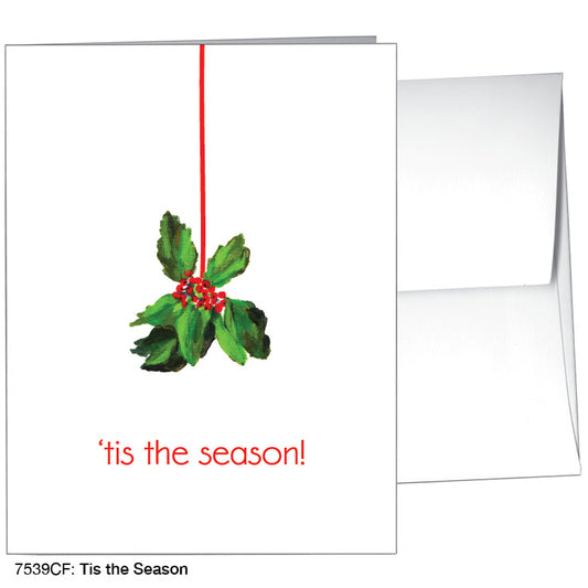 Tis The Season, Greeting Card (7539CF), A2, printedcanvas.com