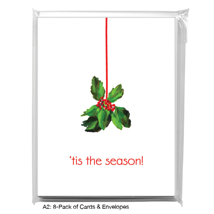 Tis The Season, Greeting Card (7539CF), A2 8-Pack, printedcanvas.com
