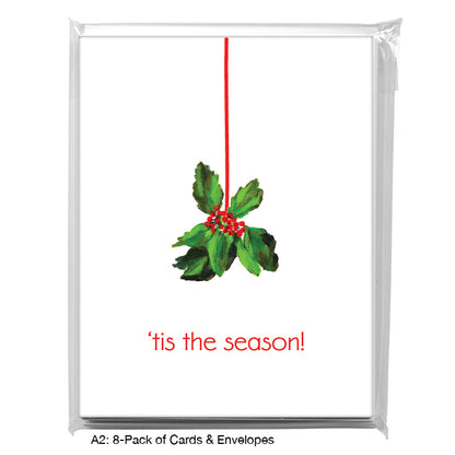 Tis The Season, Greeting Card (7539CF), A2 8-Pack, printedcanvas.com