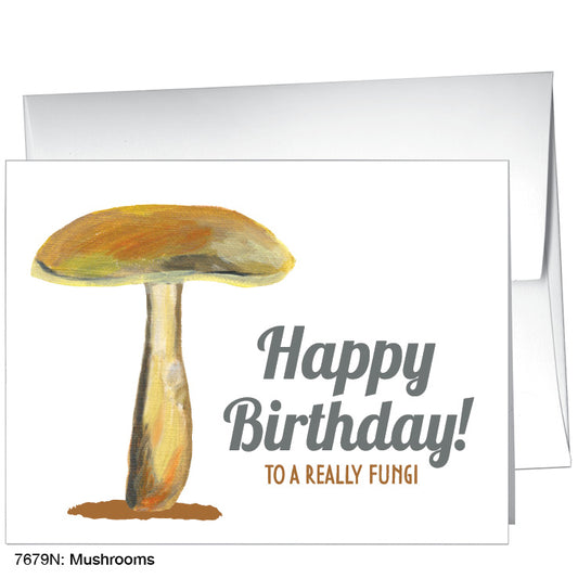 Mushrooms, Greeting Card (7679N), A2, printedcanvas.com