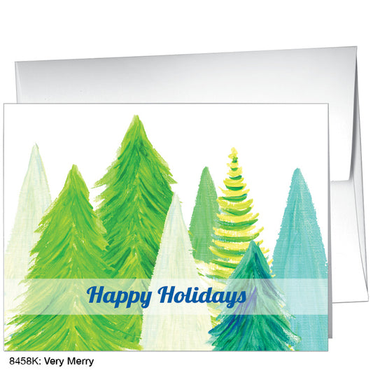 Very Merry, Greeting Card (8458K), A2, printedcanvas.com