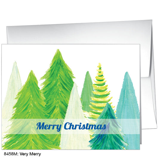 Very Merry, Greeting Card (8458M), A2, printedcanvas.com