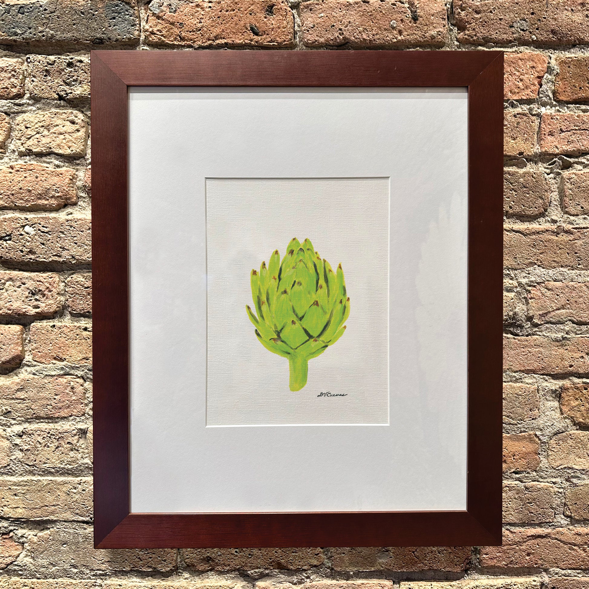 Artichoke Crown, Original - Printed Canvas