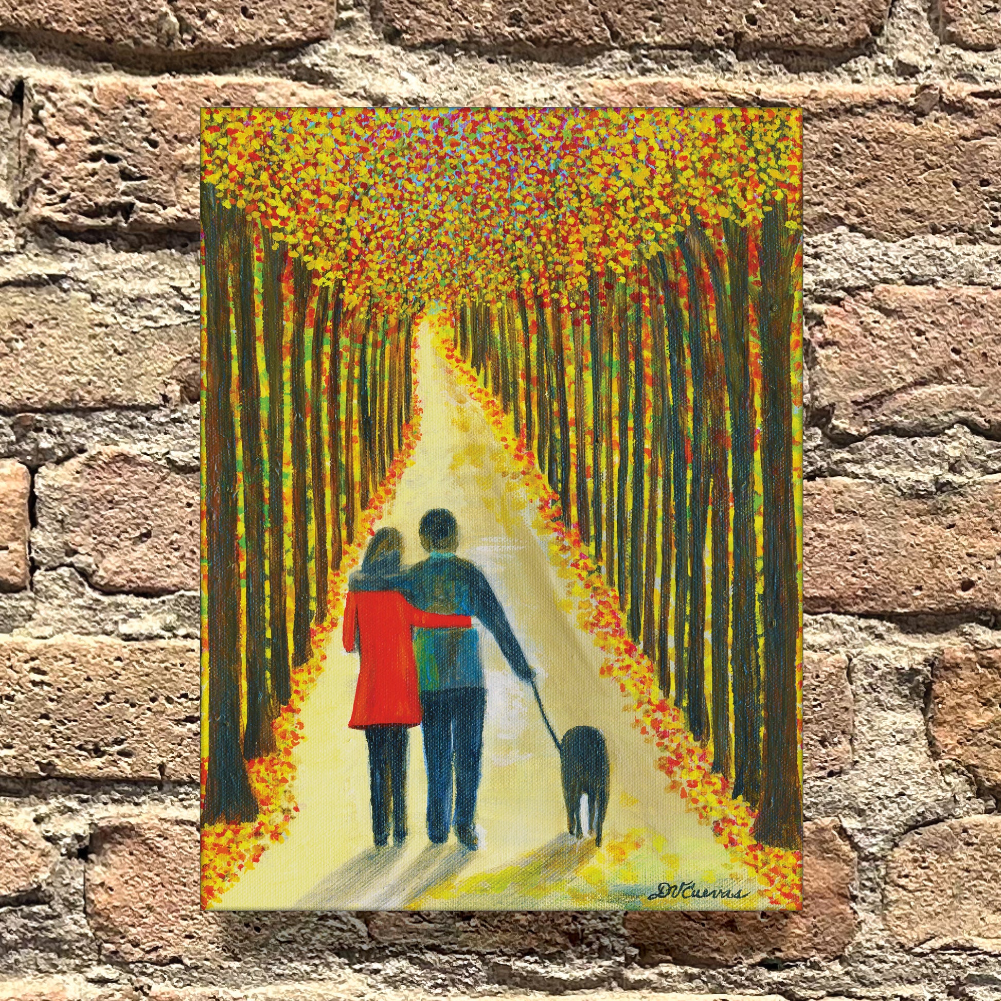 Autumn Walk, Original - Printed Canvas