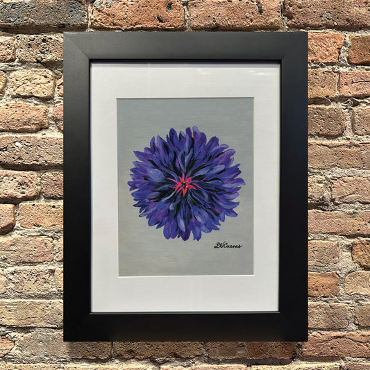 Bachelor's Button, Original - Printed Canvas