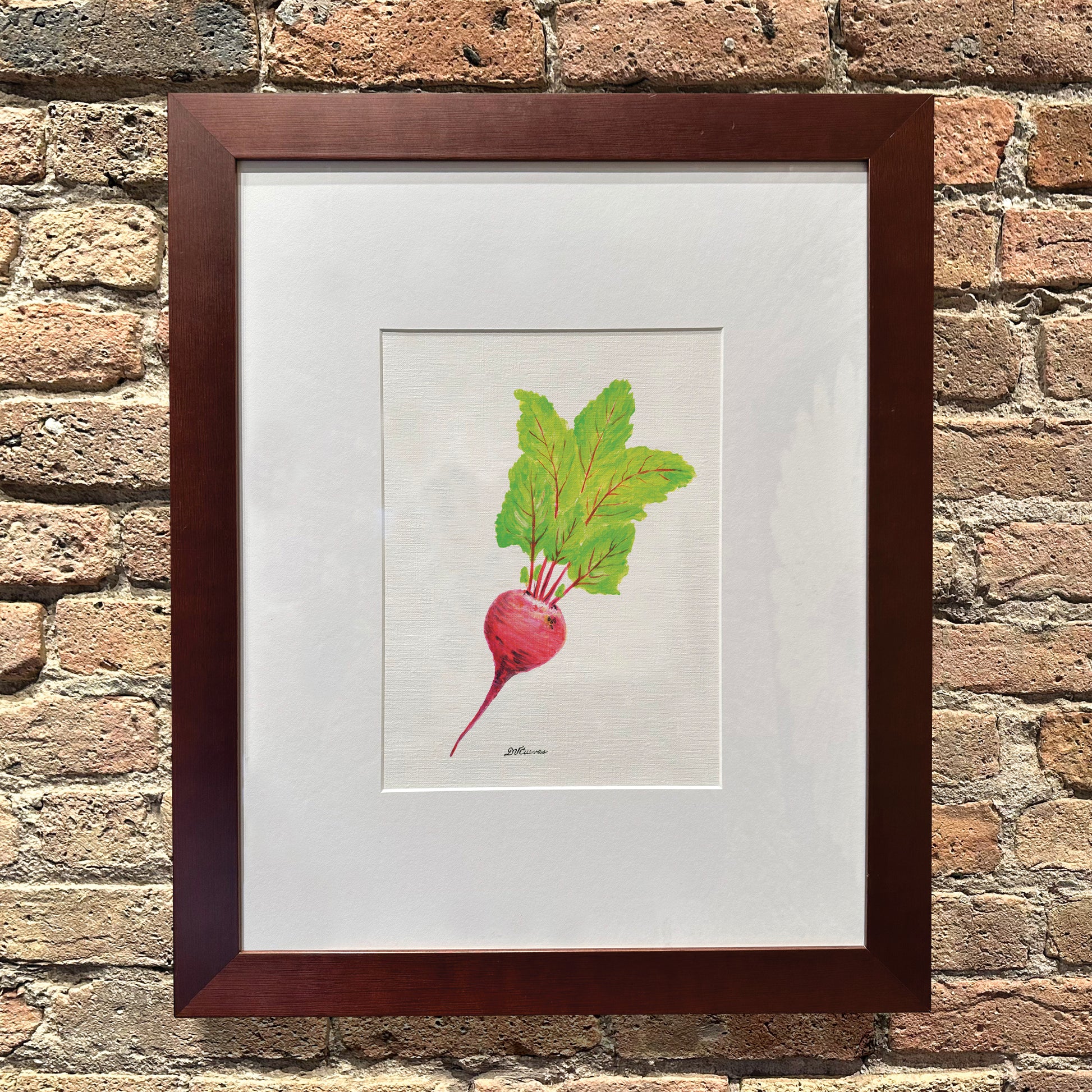 Beet, Original - Printed Canvas