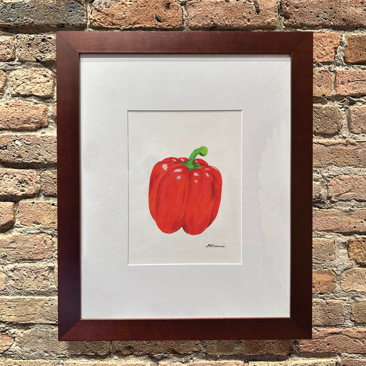 Bell Pepper Red, Original - Printed Canvas