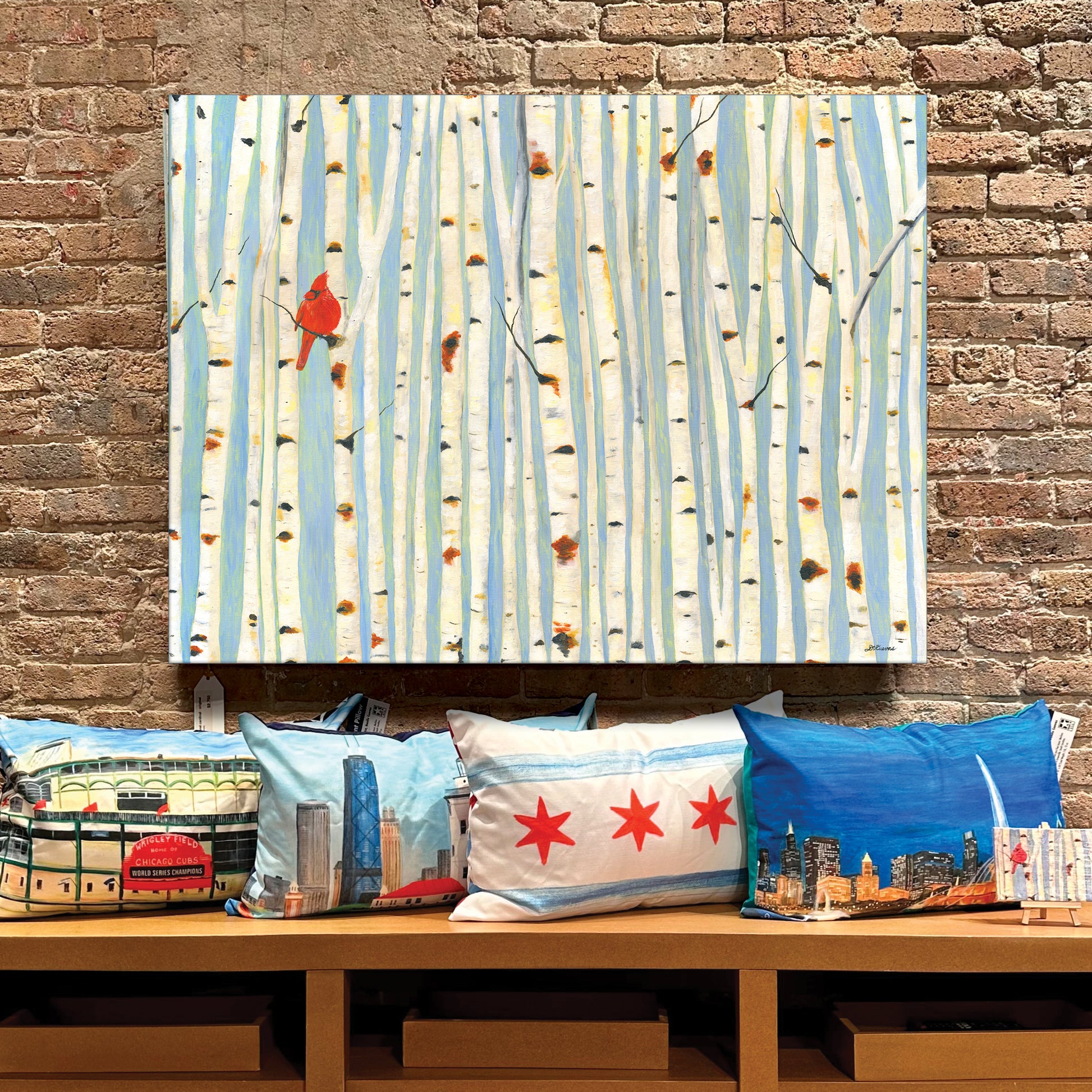 Cardinal & Birch, Original - Printed Canvas