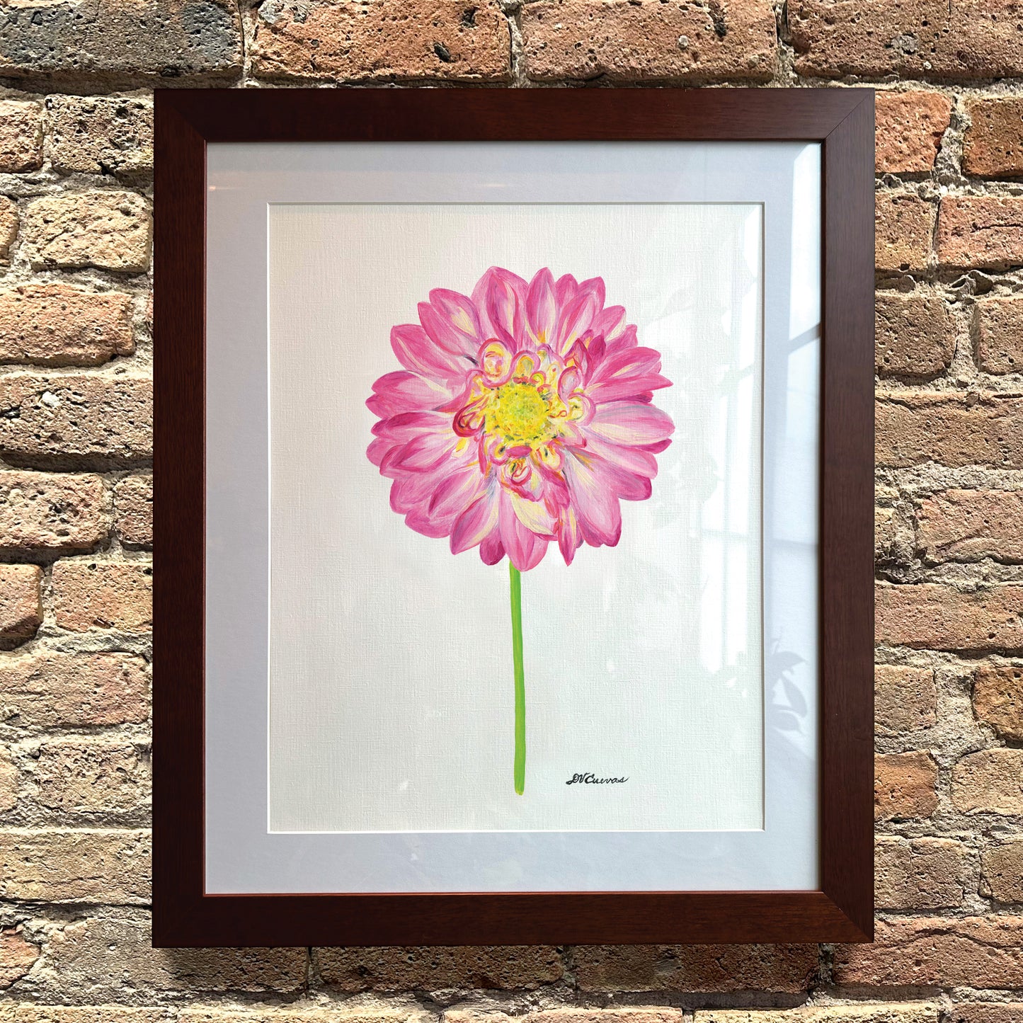 Dahlia Eliza, Original - Printed Canvas