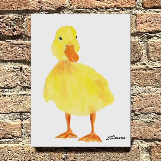 Duckling, Original - Printed Canvas