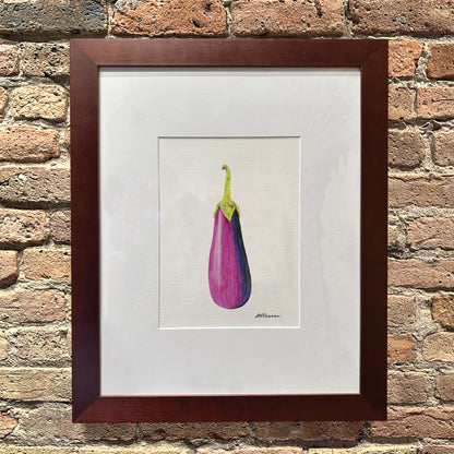 Eggplant, Original - Printed Canvas