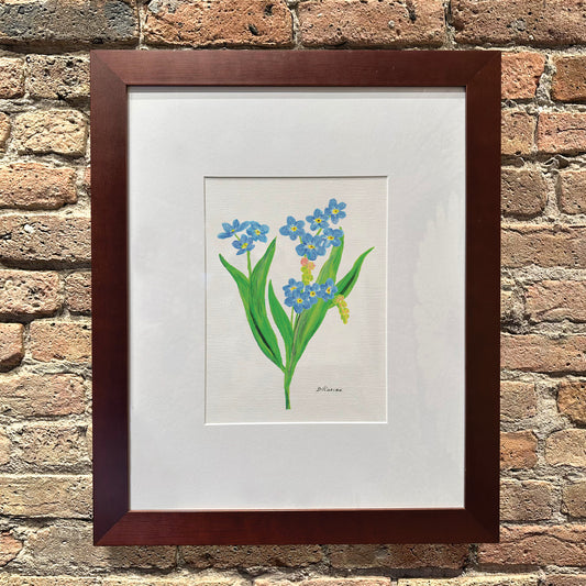 Forget Me Not, Original - Printed Canvas