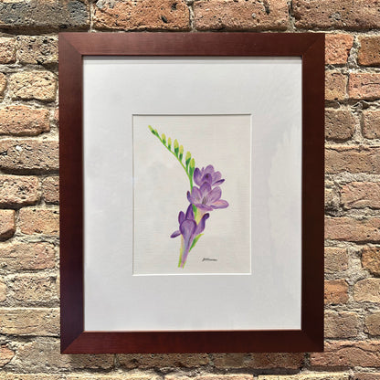 Fresia Violet Blue, Original - Printed Canvas